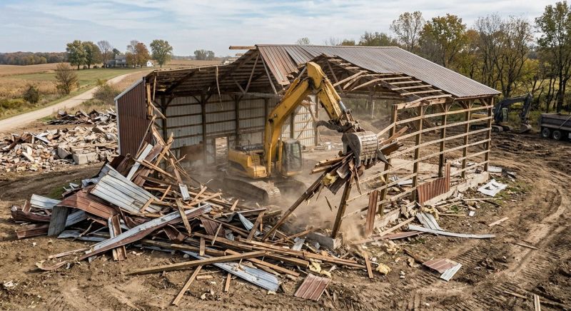 Pole Barn Demolition in Bergen County, NJ