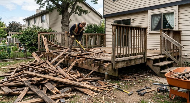 Pool Deck Demolition in Sacramento, CA