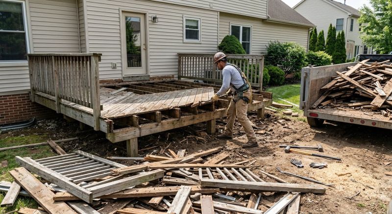 Pool Deck Demolition in Bergen County, NJ