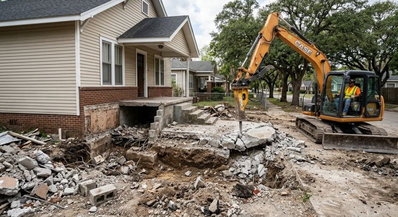 Porch Demolition in Sacramento, CA