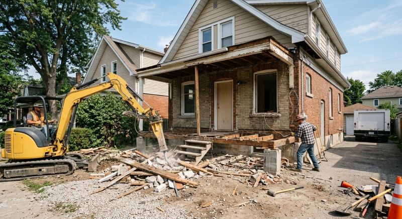 Porch Demolition in Bergen County, NJ
