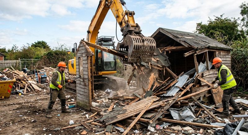 Shed Demolition in Bergen County, NJ