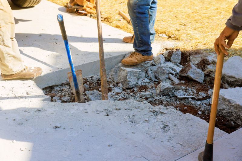 Sidewalk Demolition in Bergen County, NJ
