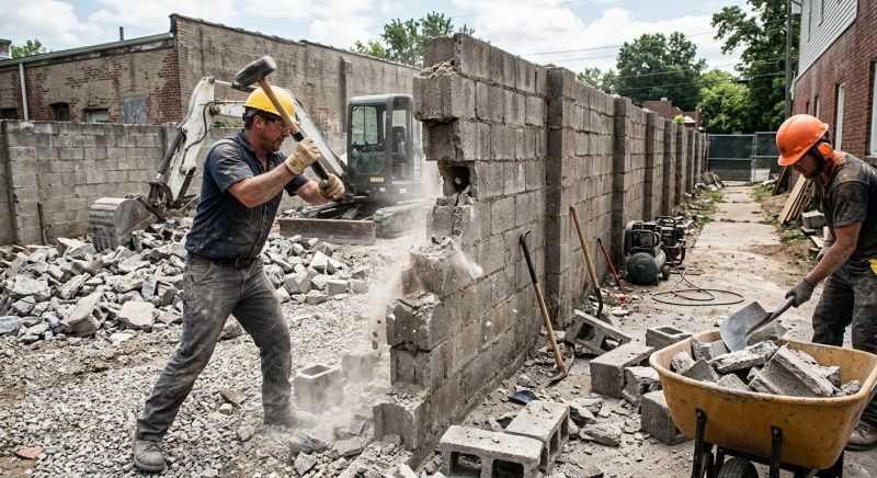 Sidewalk Demolition in Bergen County, NJ