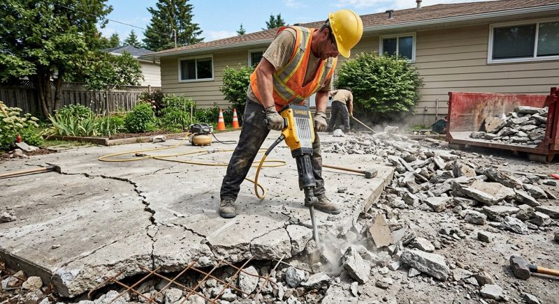 Slab Removal in Bergen County, NJ