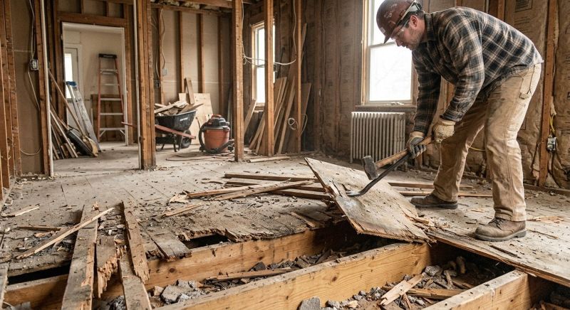 Subfloor Demolition in Bergen County, NJ