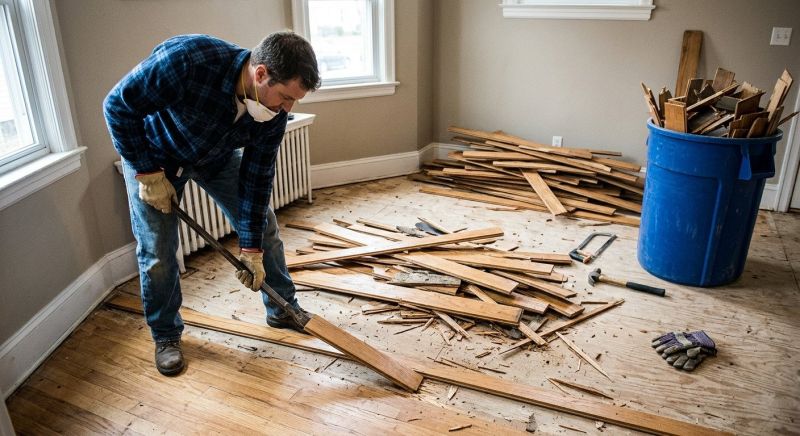 Subfloor Demolition in Frederick, MD