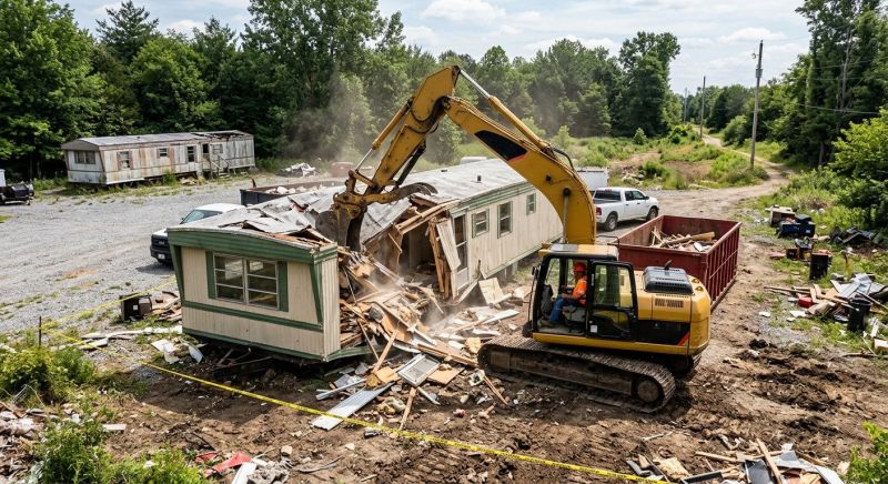 Trailer Home Demolition in Sacramento, CA
