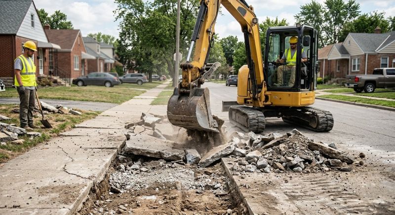 Walkway Demolition in Sacramento, CA